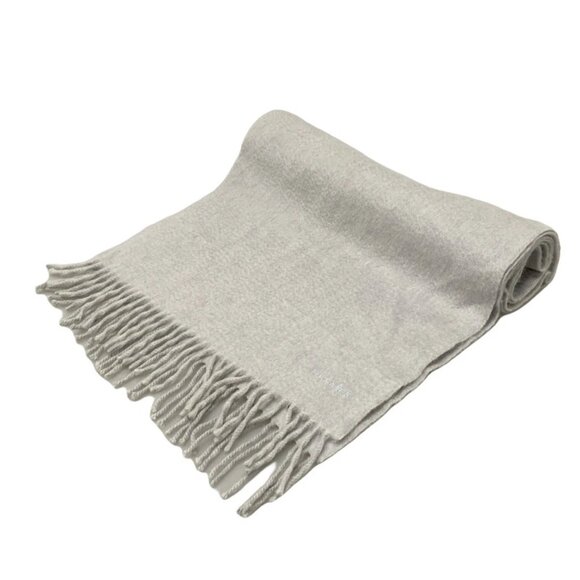 Auth HERMES - Light Blue Cashmere Scarf - Picture 1 of 7